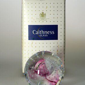 Vintage Caithness Scotland Sphere Glass Paperweight